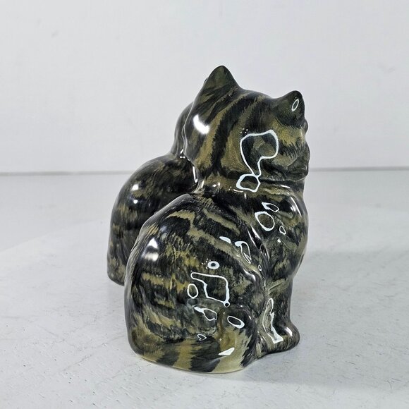 Beswick England Shaded Grey Persian Kittens 1316 Cat Figurine - Picture 4 of 8